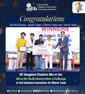 IIIT-B Students Win Inclusiv